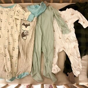 Baby Footed Pajama bundle 3-9 months